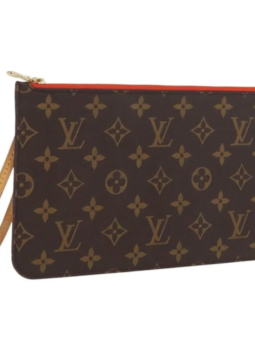 LOUIS VUITTON Monogram Neverfull MM Pouch LV Auth BA10514